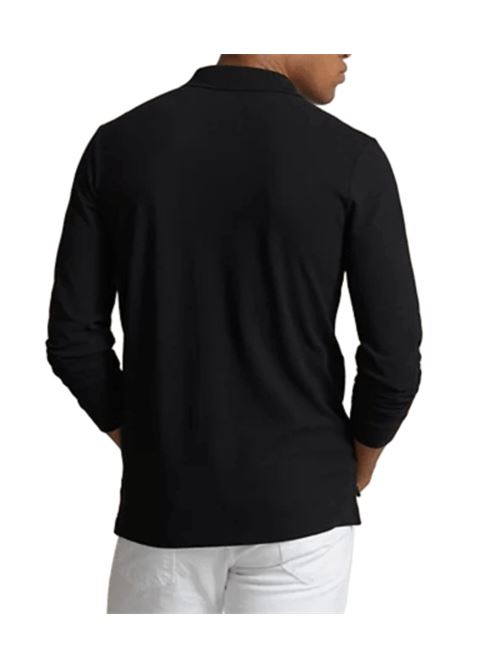 Polo da uomo manica lunga colore nero POLO RALPH LAUREN | 710681126037
